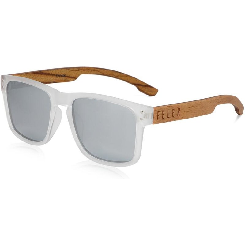 Sonnenbrille aus Holz Feler 2602P M-2 Unisex, Größe 54mm