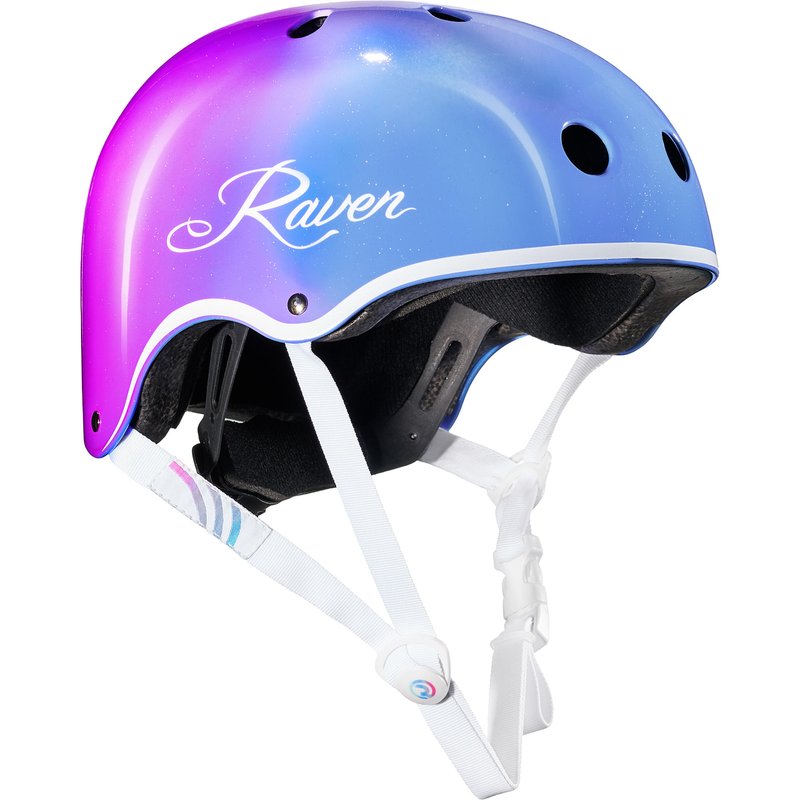 Fahrradhelm, Skateboardhelm für Kinder und Erwachsene Essto Blau/Violett
