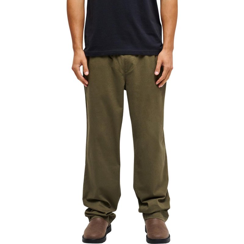 Hose mit elastischem Bund TAXER REGULAR TWILL Grün Herren