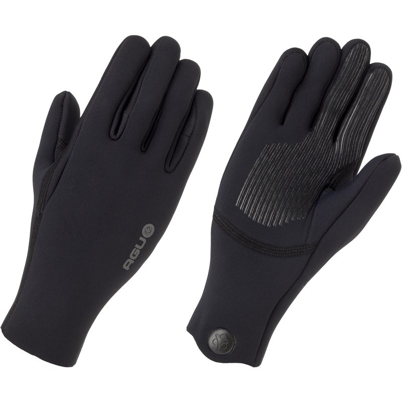 Radhandschuhe Neopren Schwarz 2 mm mit Silikon-Grip