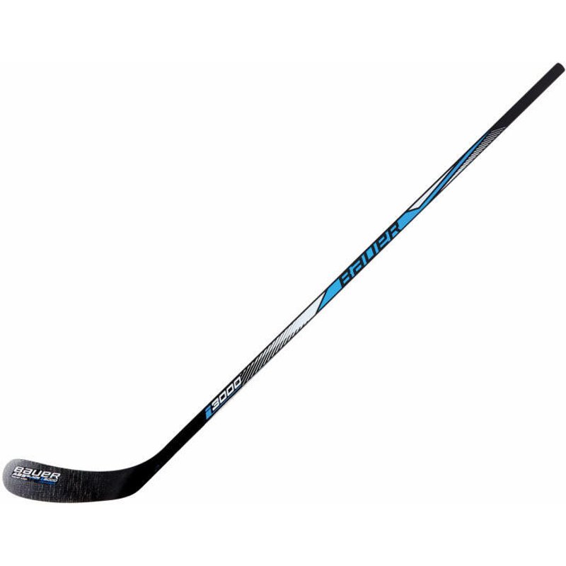BAUER I3000 Junior Street-Hockey-Schläger, Schwarz – R