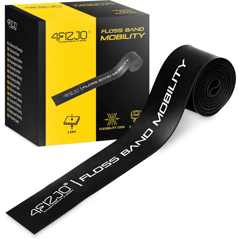 Kompressionsband für Flossing und Rehabilitation 1mm 4FIZJO FLOSS-BAND