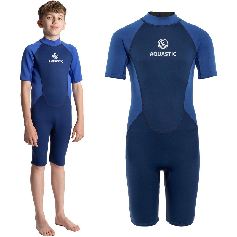 AQUASTIC Wavey Jrb 2mm Kinder Schwimmneoprenanzug