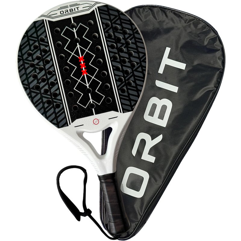 Unisex Padel Schläger Leicht Komfort Anfänger Rund 3D inkl. Hülle Leep