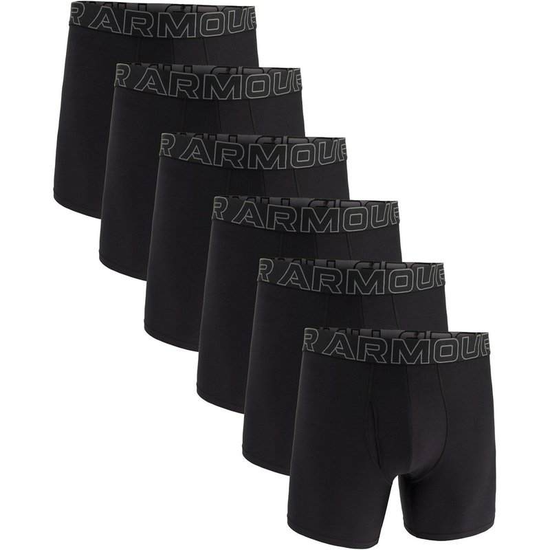 Boxershort Herren 6er Pack Figurbetont-UA PERFORMANCE TECH - SOLID 6 IN 6PK