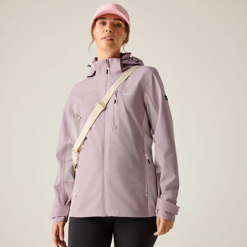 Bosfield Damen-Wanderjacke mit Kapuze, wasserdicht