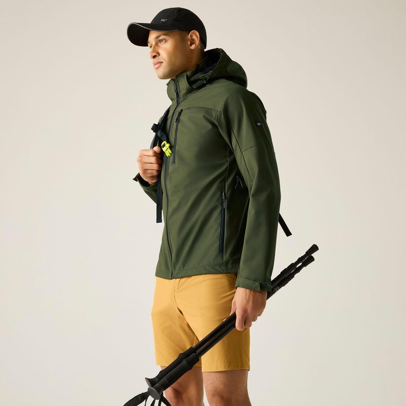 Arana Herren-Softshelljacke mit Kapuze, wasserdicht
