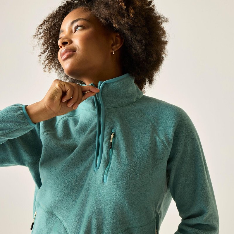 Damen Frankie Half-Zip leichtes Fleece