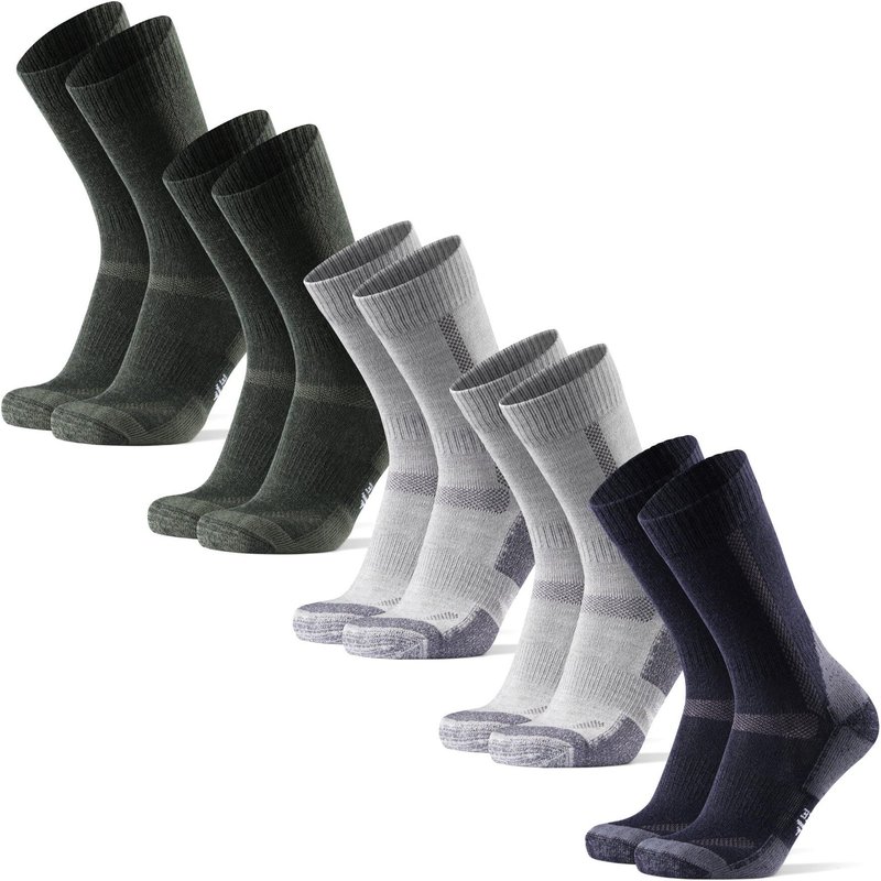 Wandersocken 5 Paar Merinowolle Outdoor Blasenschutz Unisex