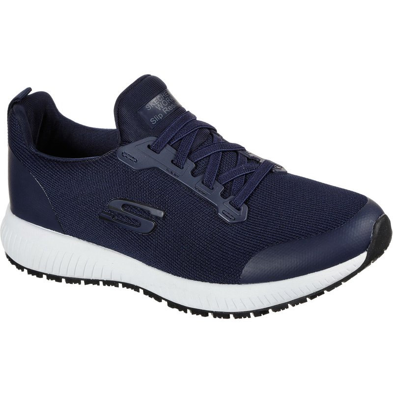 Skechers Damen Arbeitsschuh Work SQUAD SR Berufsschuh Sneaker 77222EC navyblau