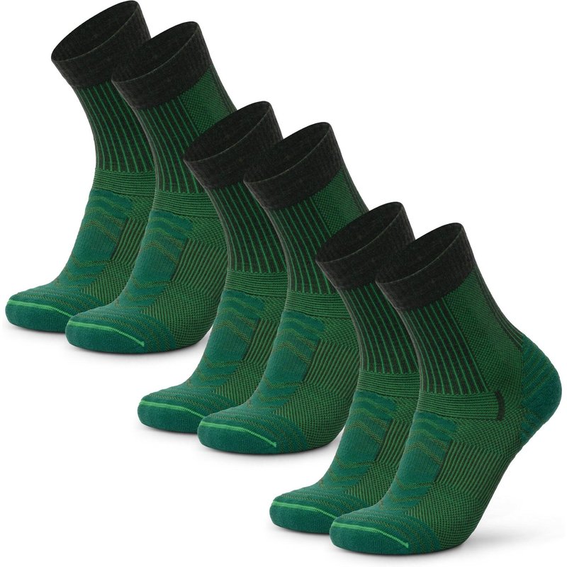Wandersocken 3er Pack Leicht Merinowolle Atmungsaktiv Warm
