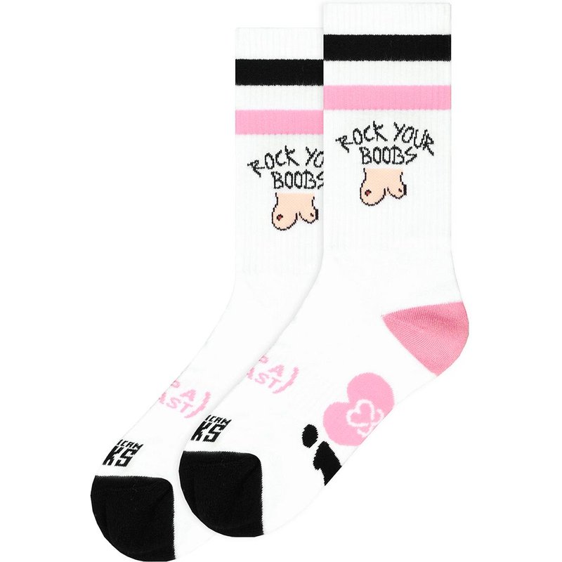 Socken Keep a Breast - Rock Your Boobs - Mid High - American Socks