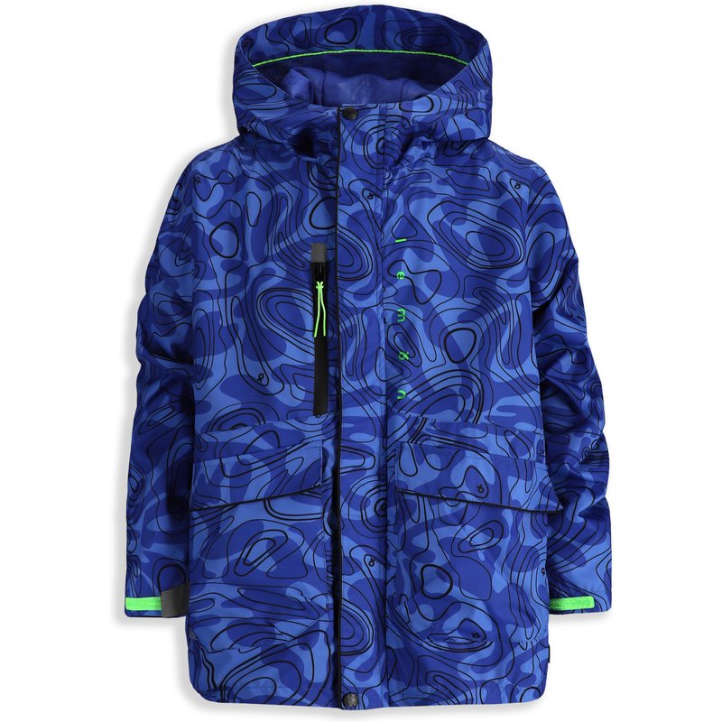 Jungen Wanderjacke WL6 wasserdicht blau
