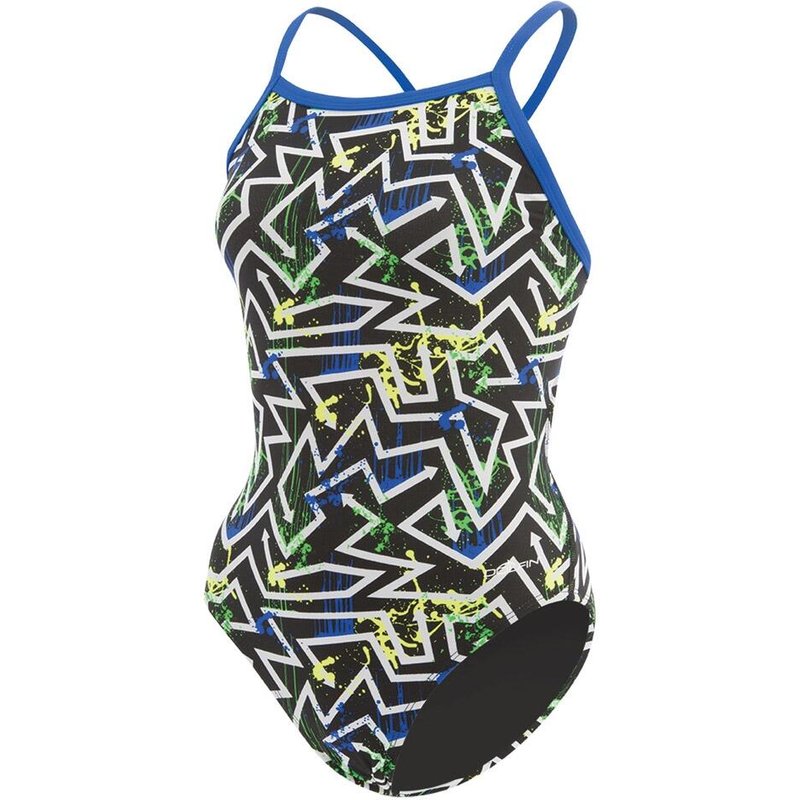 Dolfin Winners Quest V-2 Back Badeanzug für Mädchen