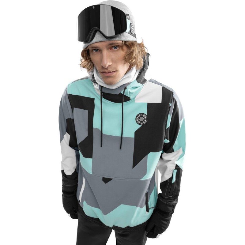 Men Winter sports 's snowboard jacket W1 Ushuaia Turquoise