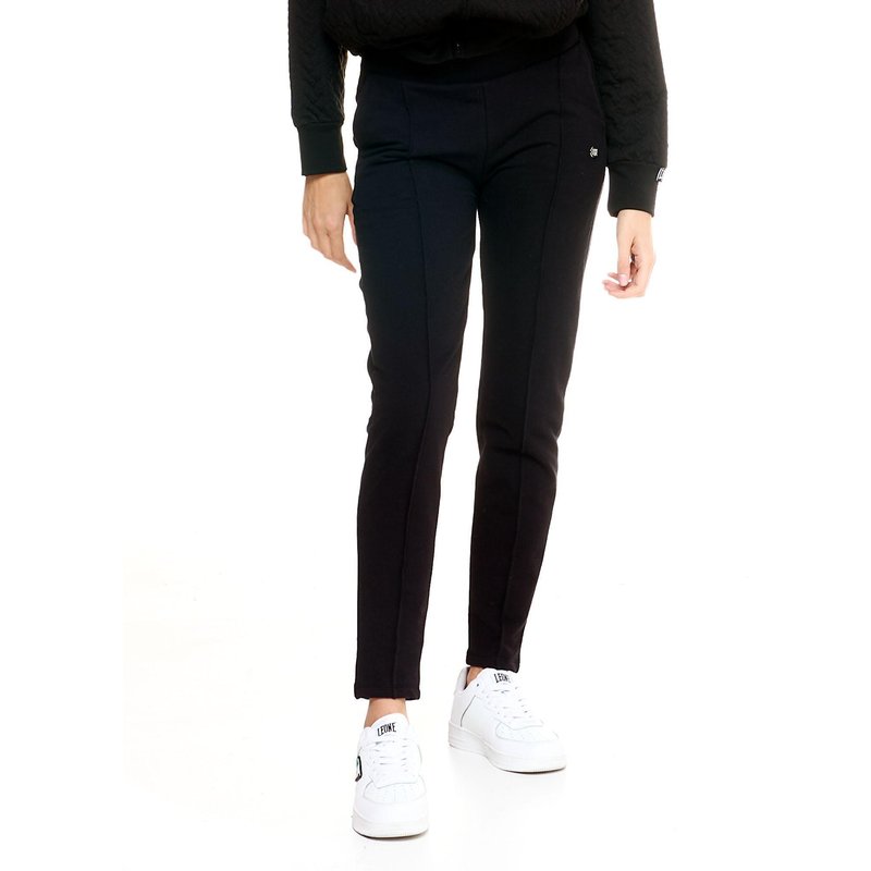 Leone Damen Basic Trainingshose mit vertikalen Ziernähten