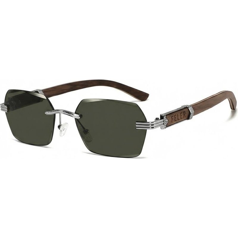 Sonnenbrille aus Holz Feler 2811-3 Unisex, Größe 54 mm