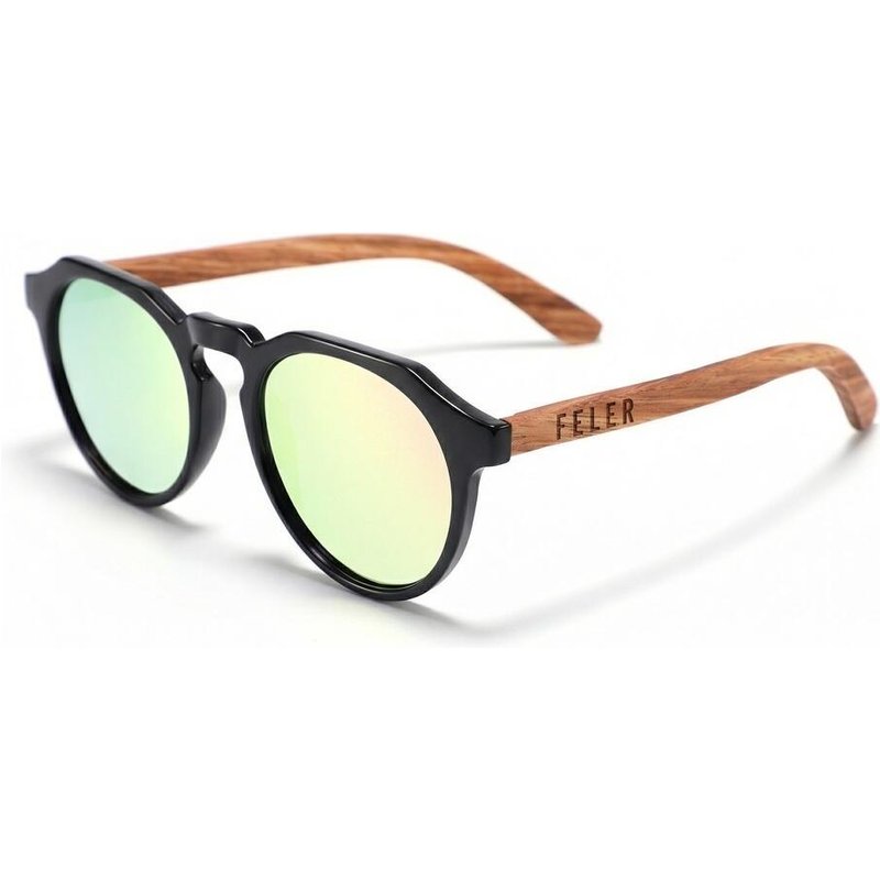 Sonnenbrille aus Holz Feler 2526M-10 Unisex, Größe 56 mm