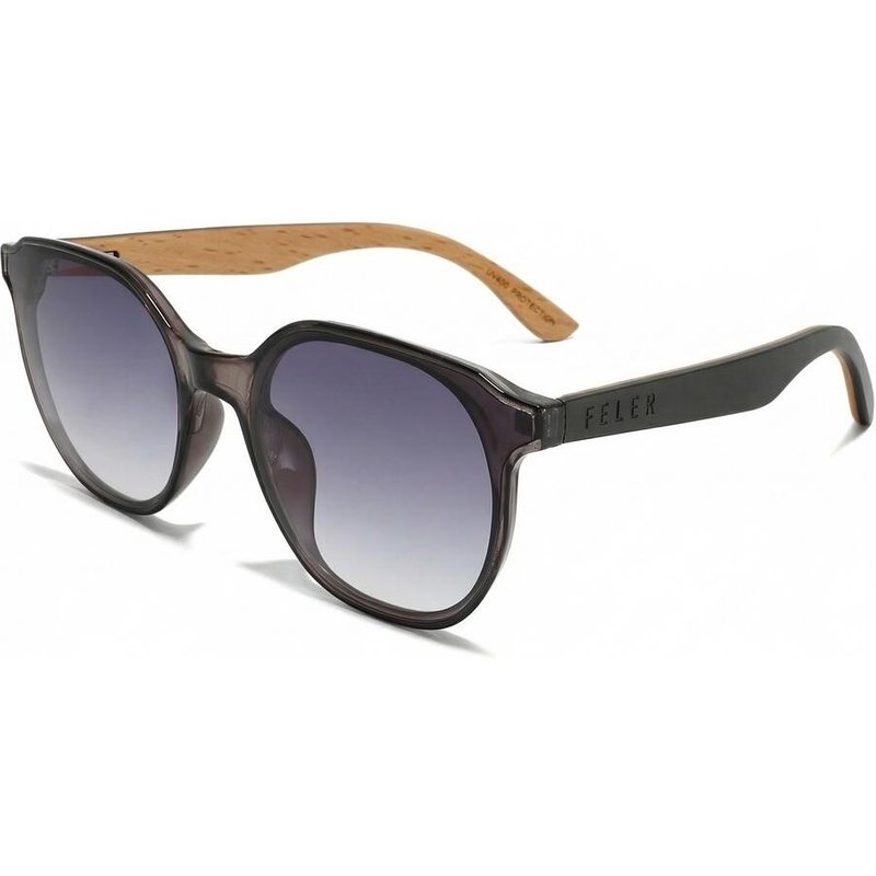Sonnenbrille aus Holz Feler 2596-19 Unisex, Größe 57 mm