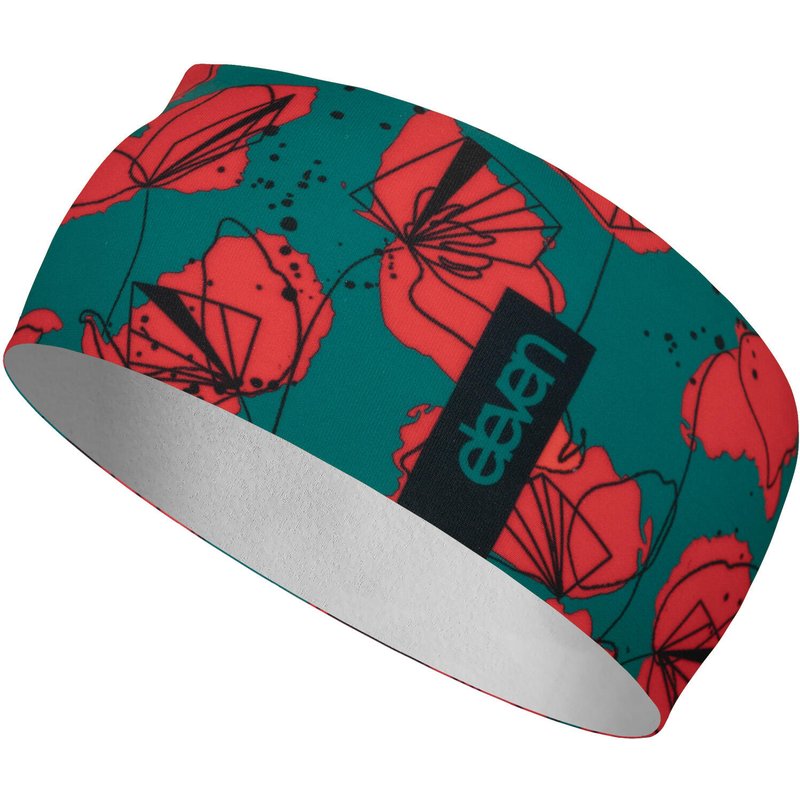 Sportstirnband Eleven Dolomiti Blossom – grün/rot