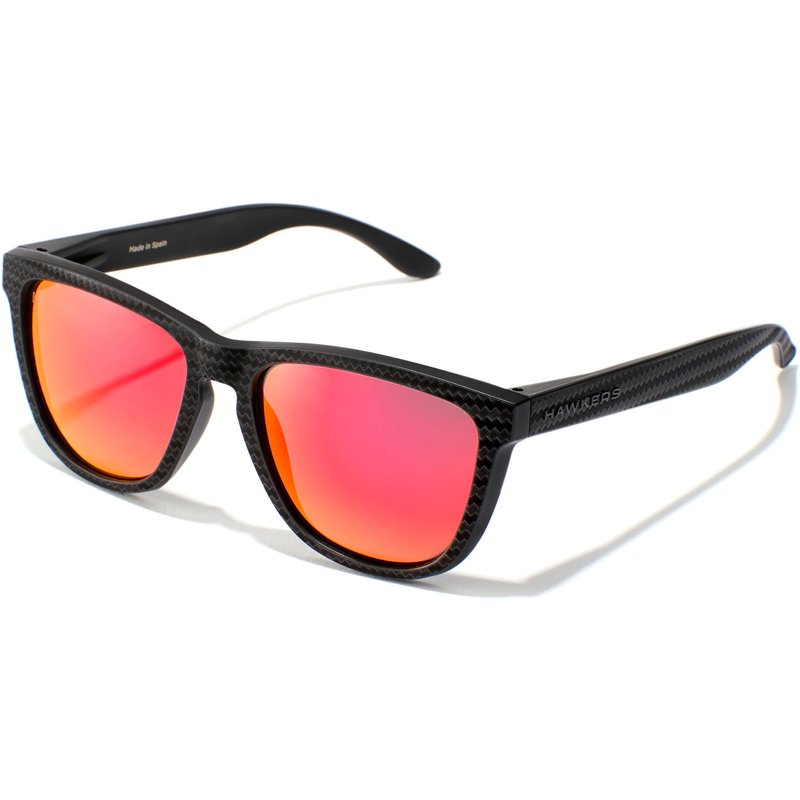HAWKERS Sonnenbrille für Herren Damen ONE RAW CARBON FIBER POLARIZED BLACK RUBY