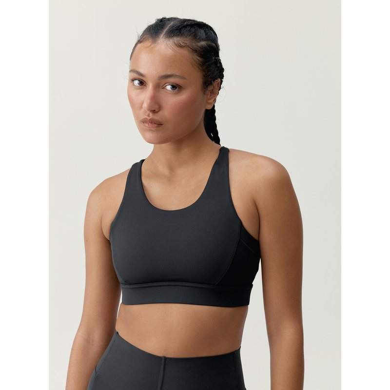 Sport-BH Damen Denise Hoher Halt herausnehmbare Pads Gewebe