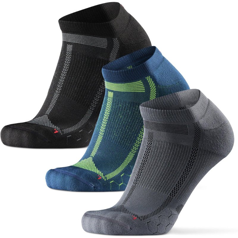 Laufsocken Low Cut gepolstert lange Distanz 3 Paar