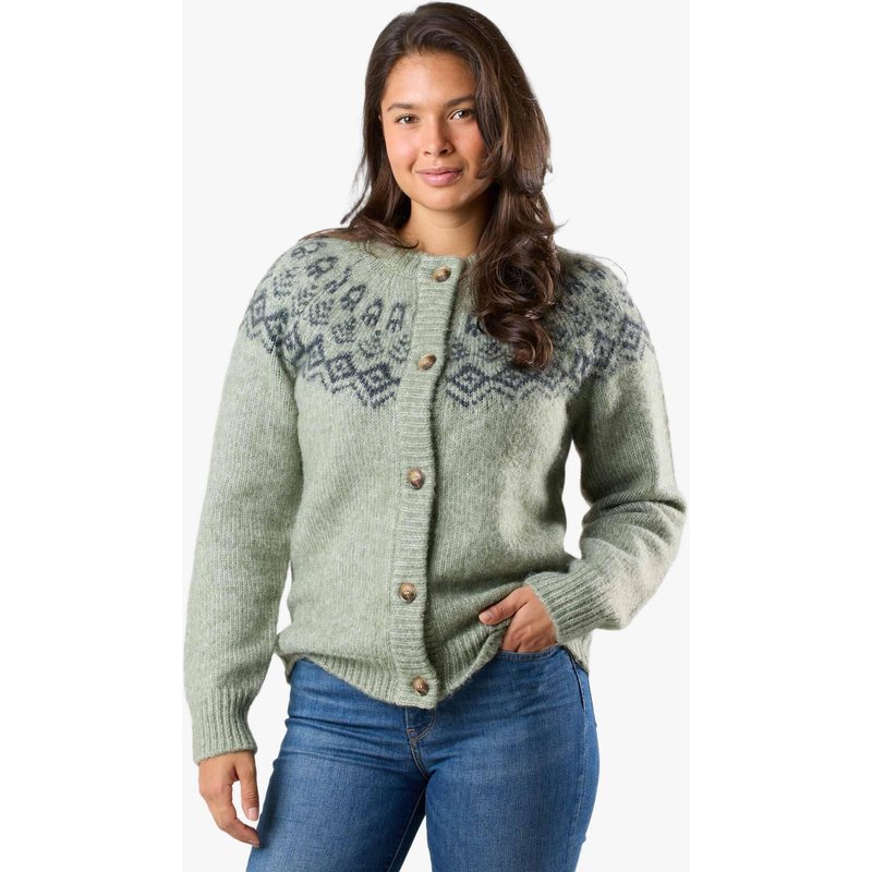 Damen Strickjacke Pullover Lofoten Wollstrick