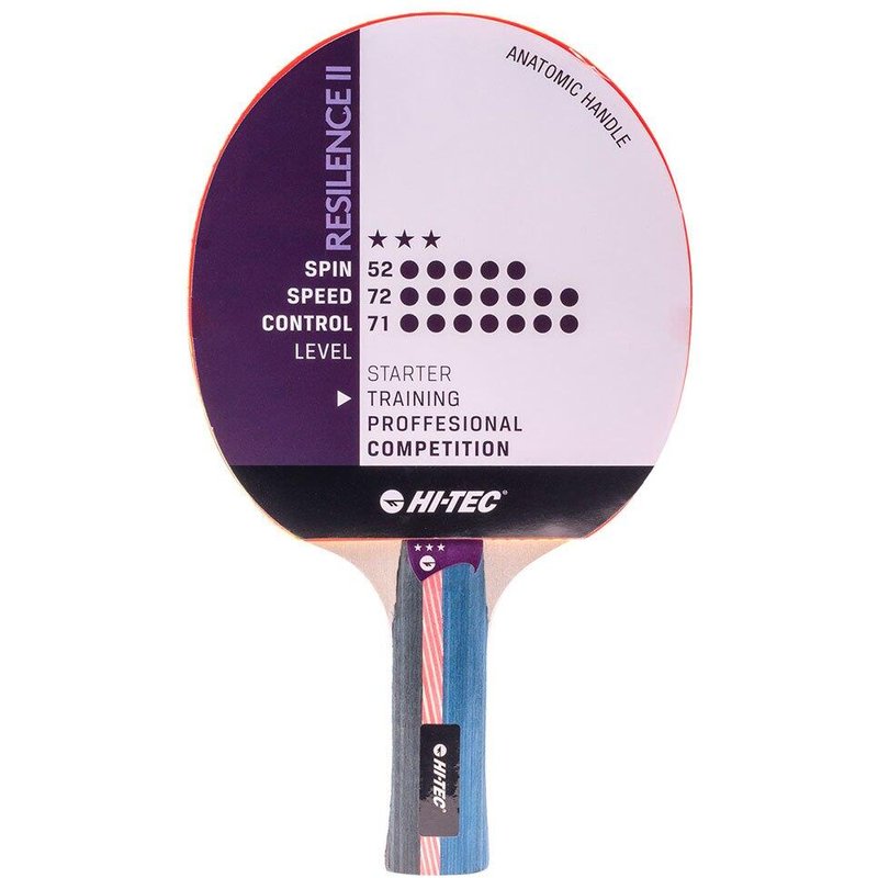Tischtennisschläger "Resilence II" Damen und Herren Violett/Schwarz