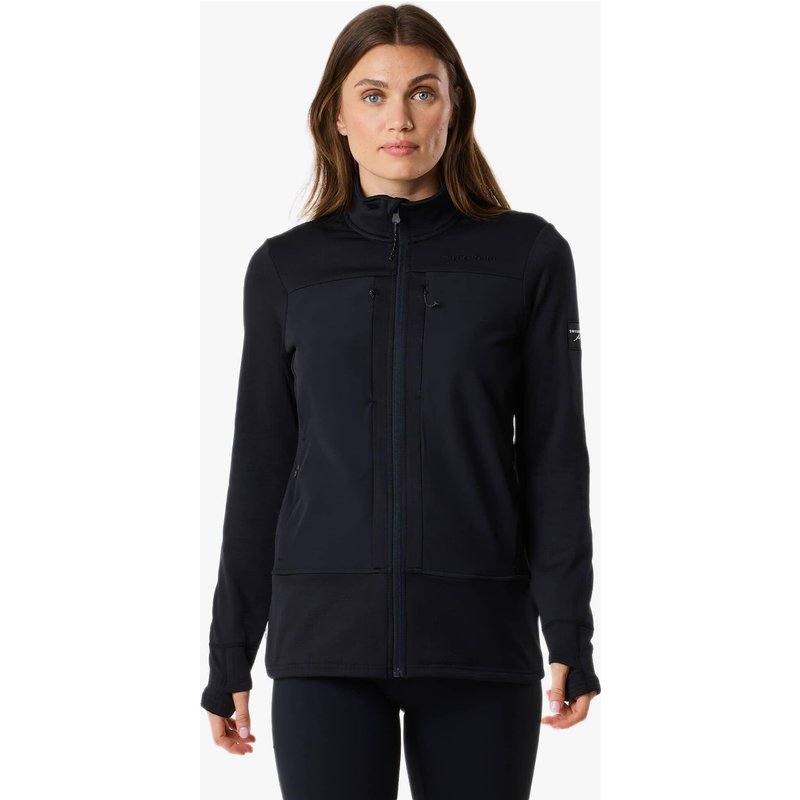 Damen Wandern Fleece Langarm Full-Zip Trondheim Wind Mid Layer Full Zip