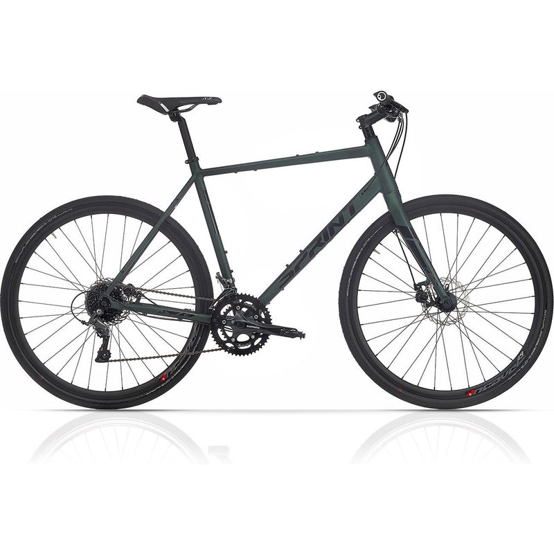 28" Herren Gravel Bike WHISPER PLUS Flatbar Fahrrad 2 x 8 Gang Shimano Claris