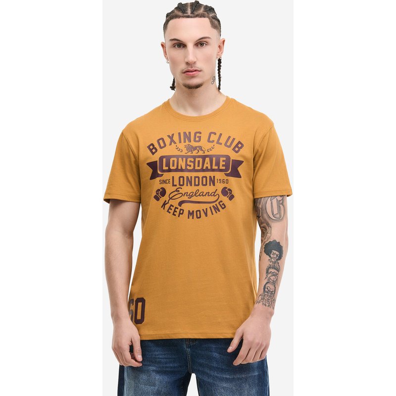 LONSDALE Herren T-Shirt normale Passform GRUTING