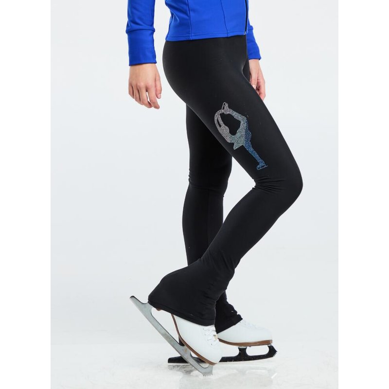 Eislaufhose - Biellmann in Blau mit Farbverlauf