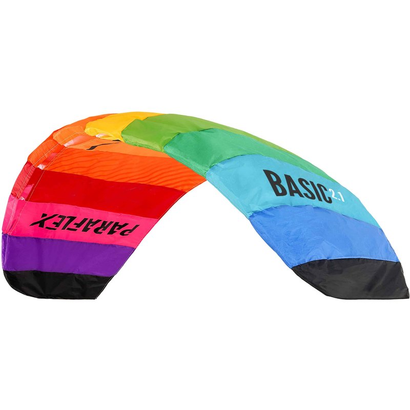 Lenkmatte Paraflex Basic 2.1 (regenbogen) - flugfertig m. Schnur & Lenkschlaufen