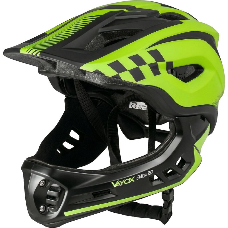 Kinder MTB Fahrradhelm Vayox Enduro VA0421 Fullface