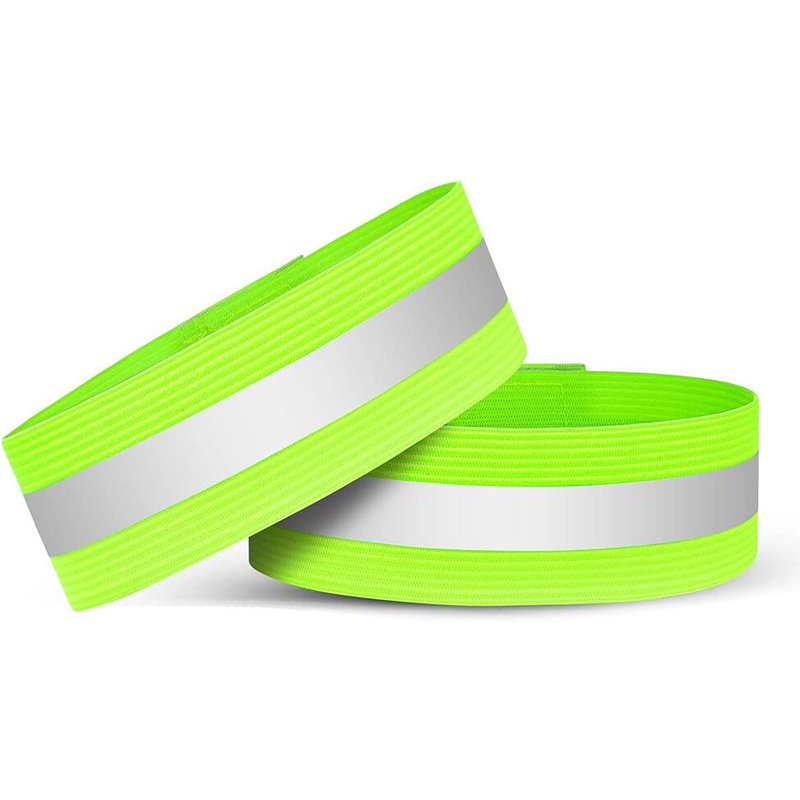 Sicherheitsband Reflektierendes Armband Laufen Radfahren Leuchtgelb 2 Stück