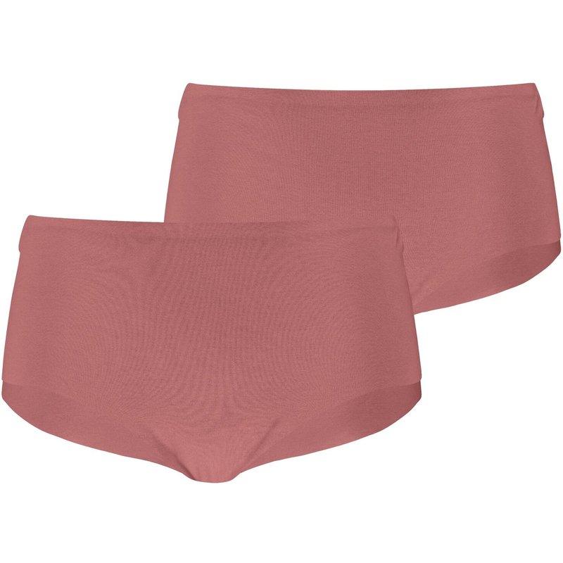 2er Pack Slips weich elastisch Damen - Invisible Ultra Soft Cotton Mini Shorts