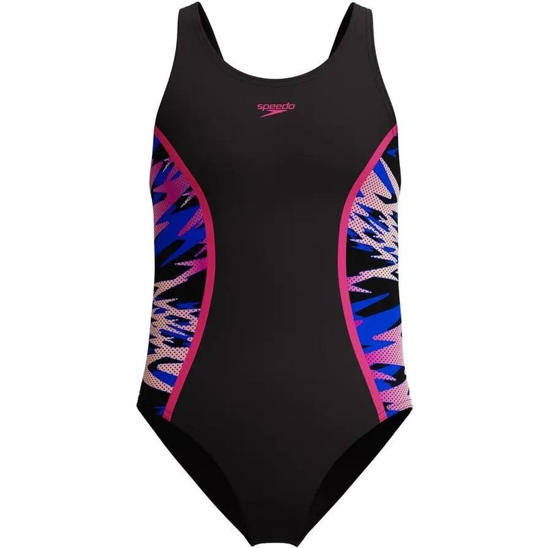 Badeanzug, Mädchen Speedo Hyperboom Splice Muscleback