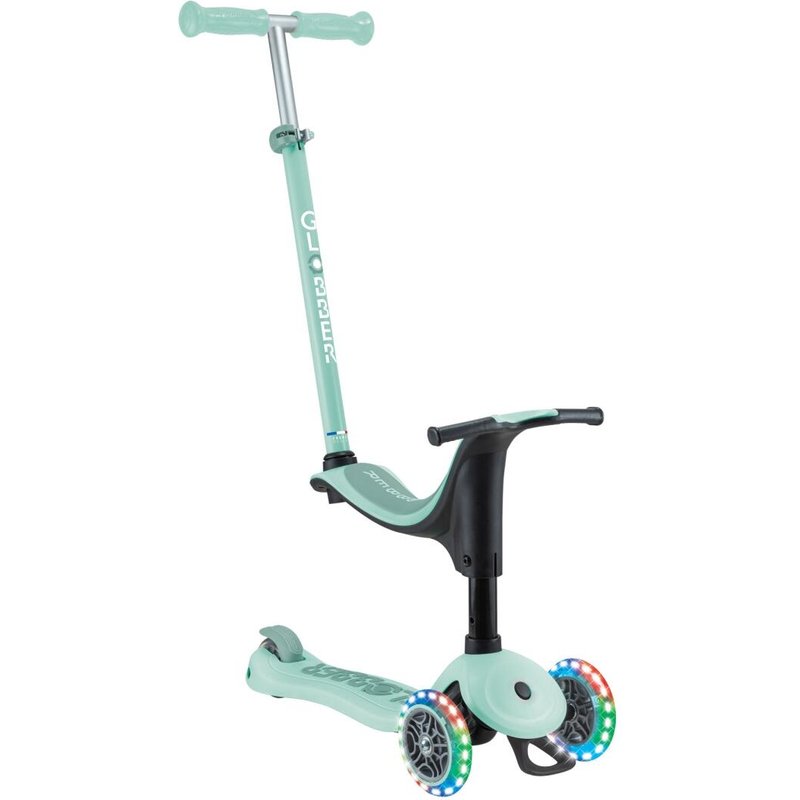 GLOBBER GO-UP SPORTY LIGHTS mint, mit Leuchtrollen