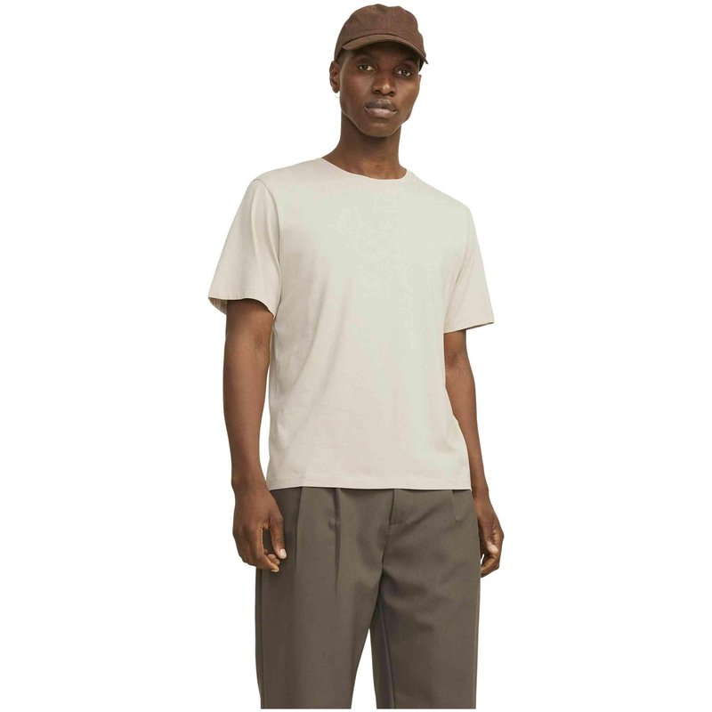 Kurzarmshirt Jack&jones Modell 12151955-MOONBEAM-SMALLPRIN für männer