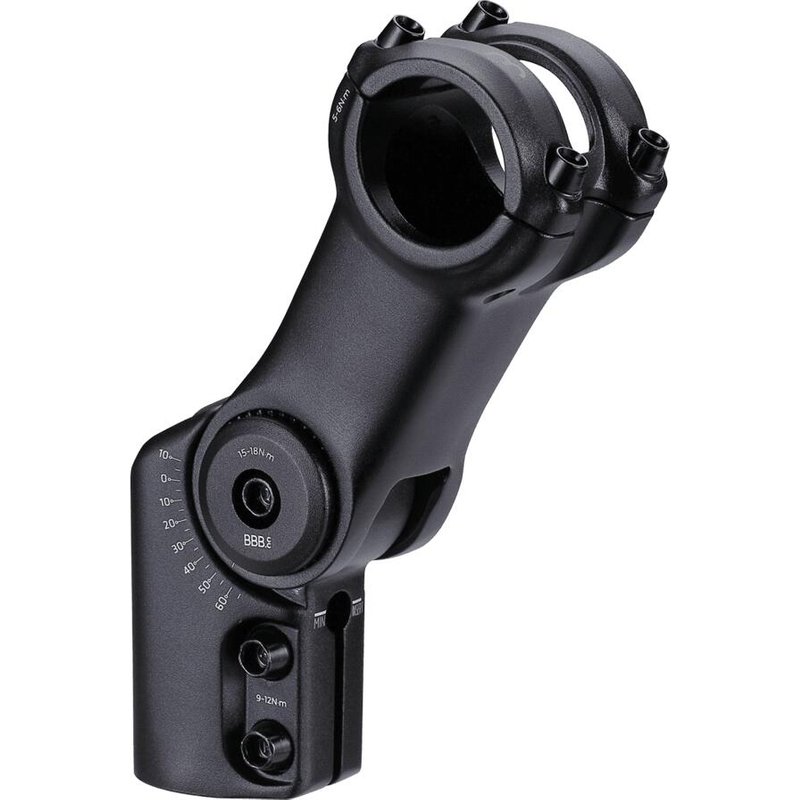 Fahrradlenker Vorbau Einstellbar HighFix mit -40° - +60° Edelstahl Bolzen
