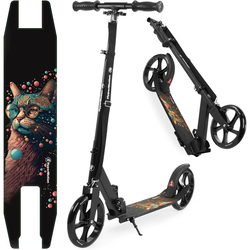 Urban Roller Vibe Schwarz 200mm Räder ABEC-7 Lenker Verstellbar Max 100kg