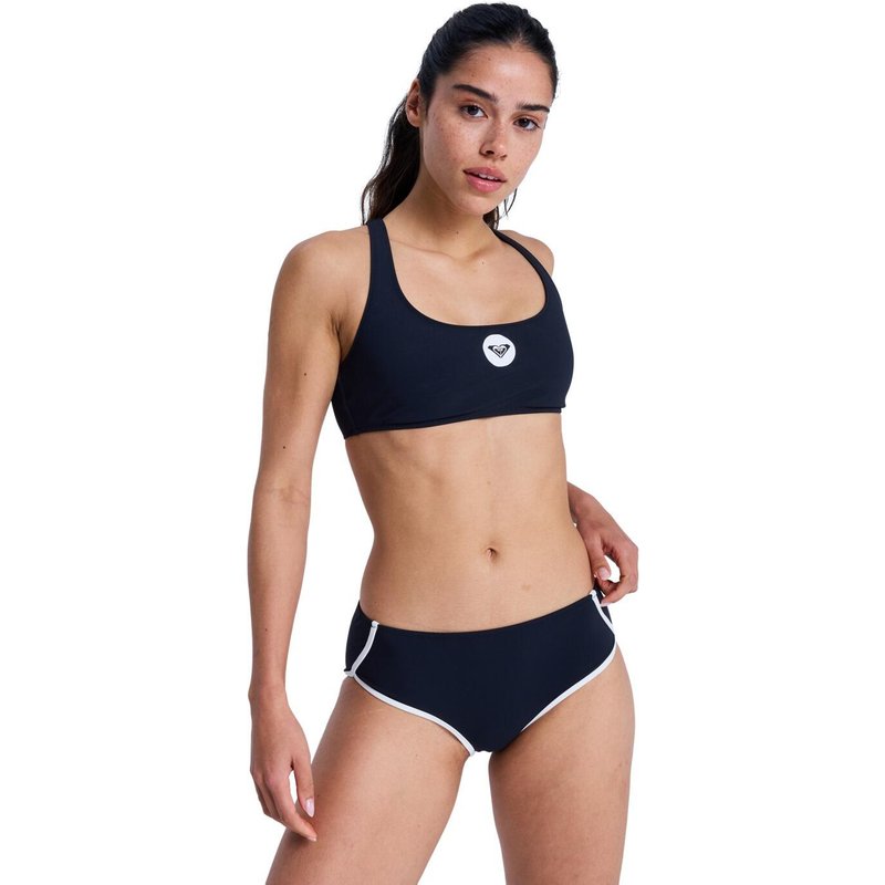 Shorty-Bikiniunterteil ROXY ACTIVE HIPSTER SHORTY Schwarz Frauen