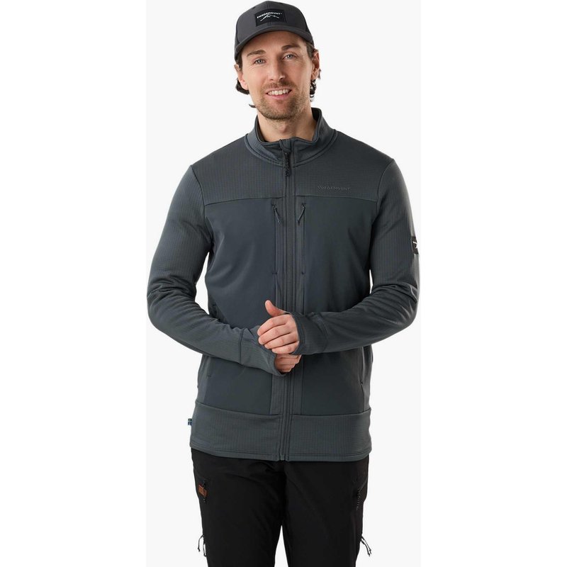 Herren Wandern Fleece Full-Zip Winddicht Trondheim