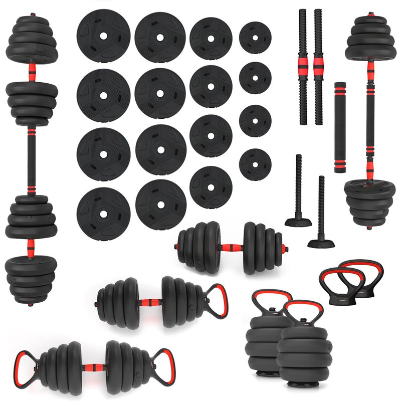 6-in-1 Krafttrainingsset - 30 kg