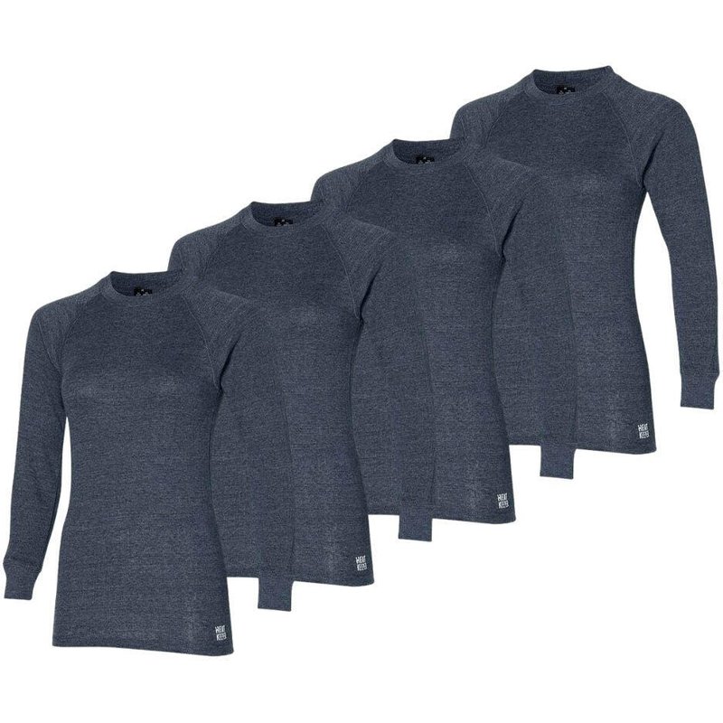Damen-Thermohemd Anthrazit 4er-Pack