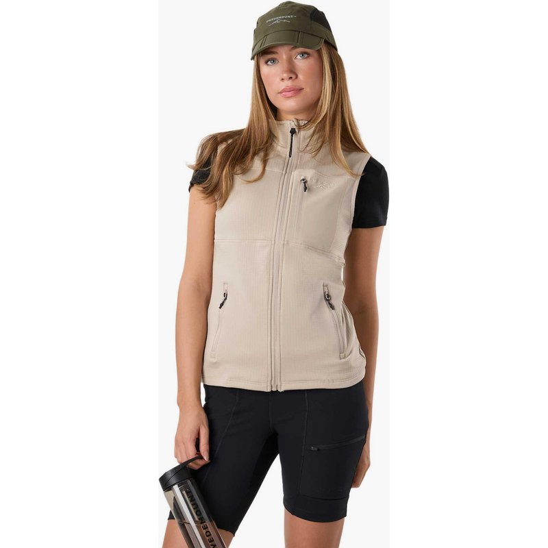 Damen Outdoor-Wanderweste atmungsaktiv Trondheim Midlayer Full Zip Vest