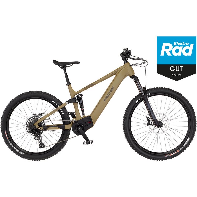 FISCHER E-MTB E-Bike MONTIS 10.0i Fully ULTIMATE - oliv, RH 46 cm, 711 Wh