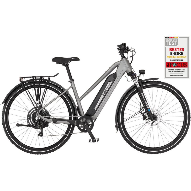 FISCHER ATB E-Bike TERRA 2.2 ACTIVE - grau, 29 Zoll, RH 50 cm, 688 Wh