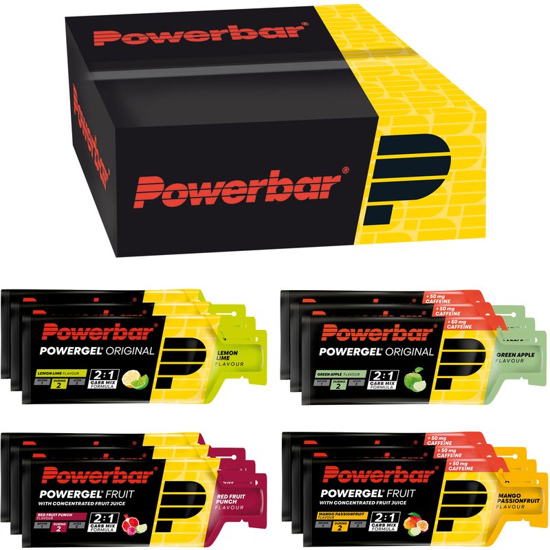 High Carb Energie Gele PowerGel Multiflavour Box 12x 41g